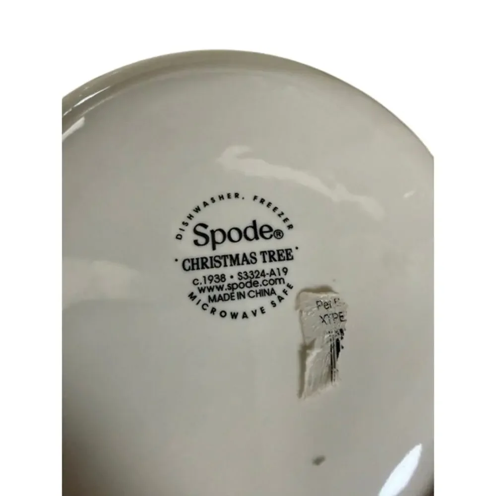 Spode Christmas Tree Pet Bowl 6.8